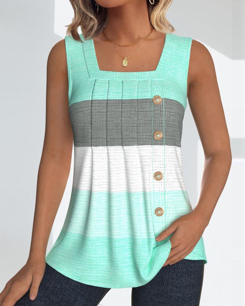 Alina Pleated Tank