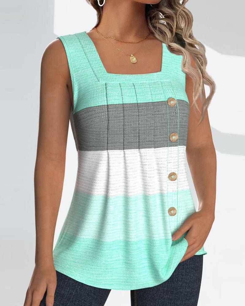 Alina Pleated Tank